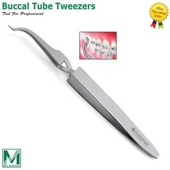 Orthodontic Buccal Tube Tweezer – Slim Tip Bracket Holder for Precise Bonding