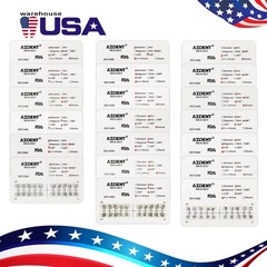 AZDENT Dental Orthodontic Brackets Mini Standard /Elastics Rubber Band/Arch Wire