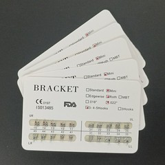 50Packs Dental Orthodontic Metal Brackets Braces Mini Roth 022 345 Hooks MIM
