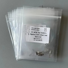 20 Dental 1st Brackets Molar Wide Big Bracket Orthodontic Edgewise 022 No Hooks