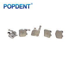 10packs Dental Orthodontic Metal Brackets Mini MBT/ROTH 022/018 345H Monoblock