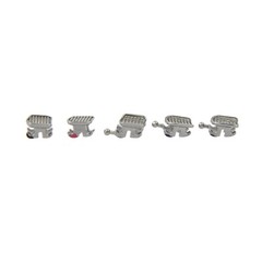 Dental Orthodontic Brackets Metal Brace MIM MINI Roth MBT 022 018 345 With Hooks