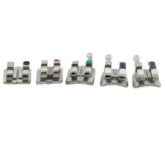 US Dental Orthodontic Metal Bracket Braces Mini Roth MBT 018 022 Hooks 345 MIM