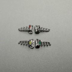 Dental Orthodontic Bondable Tube Molar Roth MBT lst 022 AUX Hole Multifunctional