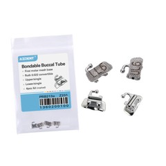 10/50Sets AZDENT Dental Orthodontic Buccal Tube 1st 2nd Molar Roth MBT.022