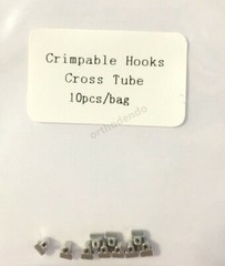 10pcs/bag Dental Orthodontic Lingual Buttons Stop Crimpable Hooks Torque Spring