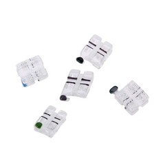 ABSOLUTE Dental Orthodontic Brackets Braces Sapphire Ceramic Roth.022 Hooks 3