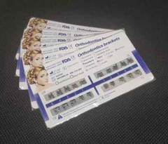 100 Sets Dental Orthodontic Metal Brackets Standard Roth 022 345 hooks Mesh Base