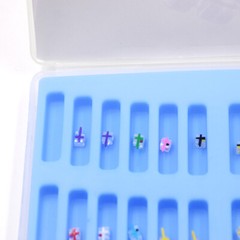 Dental Orthodontic Monocrystalline Sapphire Brackets 345 Hooks Roth/MBT 022/018