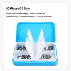 Dental Orthodontic Buccal Tubes 1st Molar Roth / MBT 022 Single Bondable 80Pcs