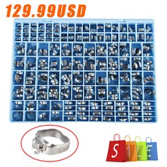 85 Set Dent Orthodontic 1st Molar Bands w/ Convertible Roth 022 Single Tube M!