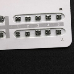 10 Packs Dental Orthodontic Metal Bracket MIM Monoblock Edgewise Roth MBT Hook