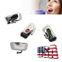 AZDENT 4pcs/Bag Orthodontic Buccal Tube 1st Molar Roth.022 Bondable Non-Conv