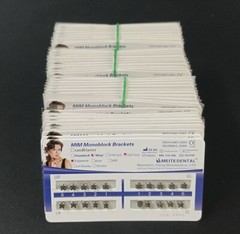 100Sets Dental Orthodontics MIM Monoblock Brackets Mini Edgewise 022 no hooks