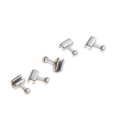 1 Pack 10 Pcs Dental Orthodontic Crimpable Hooks Short Type Stainless Steel