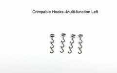 Dental Orthodontic Crimpable Hooks Steel Stainless Accessories Long Curved Short