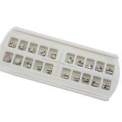 10Packs Dental Mini Brackets MBT/Roth 022 3/345 Hooks Orthodontic Metal Braces