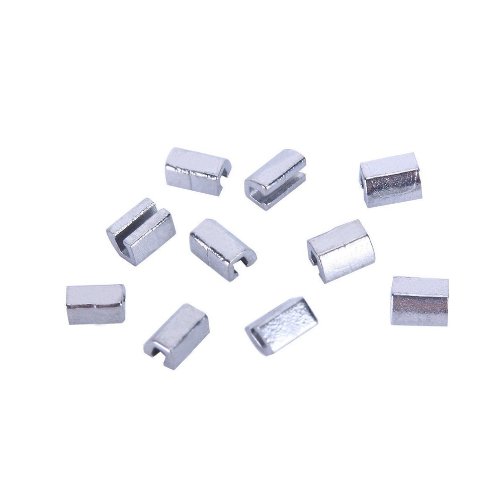 100 Pcs Dental Orthodontic Crimpable Hooks Stops Metal Stop for Arch Wire