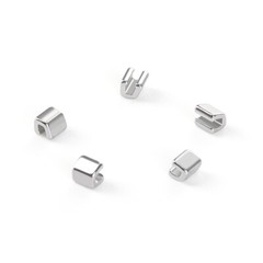 100pcs AZDENT Dental Orthodontic Stainless Steel Brackets Crimpable Hook Stops