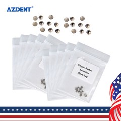Dental Orthodontic Lingual Buttons Bondable for Bondable Round/Rectangular Base