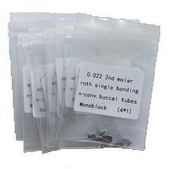 30Packs Dental Buccal Tube 1st Edgewise .022 Molar Bondable No-cov Orthodontic