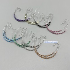 Dental Temporary Tooth Decoration Metal Bracket Orthodontic Power Chains Braces