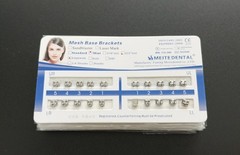 50 Sets Dental Orthodontics Brackets Mini Edgewise 022 Slot no hooks Mesh Base