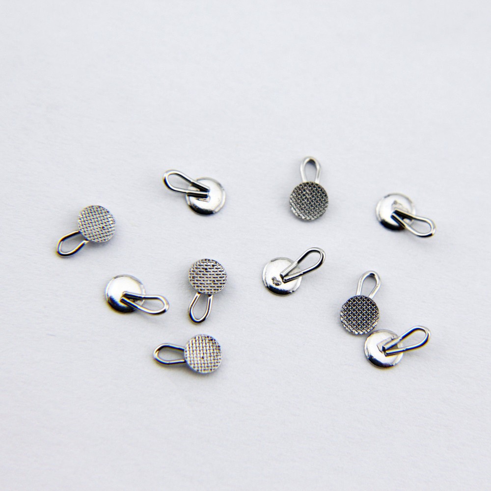 10 Pcs Dental Orthodontic Traction Hook Bondable 3mm Round Type Caplin Hooks