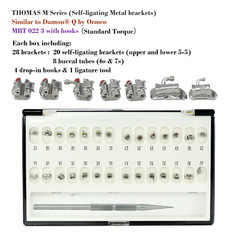 Damon Q Dental Orthodontic Self Ligating Brackets Metal Braces Roth MBT 022
