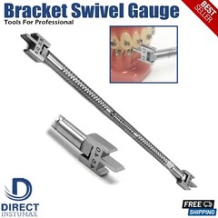 Orthodontic Bracket Removing, Plier Moveable Gauge Reverse Action Tweezers 3-PCS