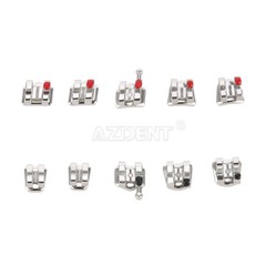Brackets dentales ortodoncia Mini Roth/MBT 022 Ganchos 345/10Tamaño Arco Alambre