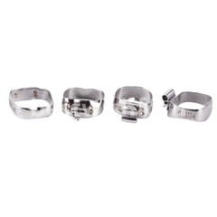 Dental Orthodontic Buccal Tube 1st Molar Bands U2/L1 Roth 0.022 Conv Prewelded