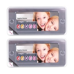 Dental Monocrystalline Sapphire Brackets Crystal Clear Mini Roth 022 Hooks 345