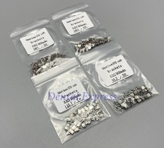 50 Dental Orthodontic Brackets Metal Braces Mini Standard roth/mbt 022 345 hooks