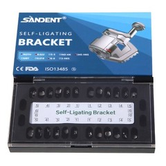 3 Packs Dental Ortho Self-ligating Brackets Metal Brace Roth 022 345 Hooks ty