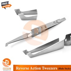 New 5Pcs Ortho Bracket Tweezers Hole Grip Reverse Action Bonding Holding Placer