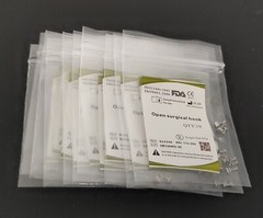 10-100Pcs Crimpable Hook Dental Orthodontics Sliding Open Surgical Long Type