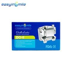 Easyinsmile Dental Brackets Orthodontic Self Ligating Roth 345 With Hook 022