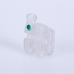 AZDENT Dental Orthodontic Ceramic Brackets Braces Roth/MBT 022 018 3-4-5 Hooks