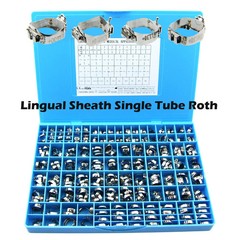 85Sets Orthodontic Buccal Single Tube Molar Bands Lingual Sheath Roth 0.022 GAC