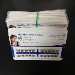 10Sets Dental Orthodontics MIM Monoblock Brackets Mini Edgewise 022 no hooks