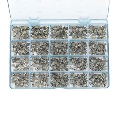 50 Set Dental Orthodontic Monoblock Metal Brackets Braces One Piece MBT Roth 022