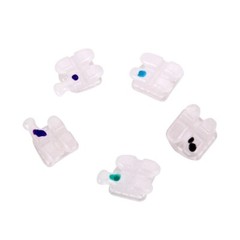 Dental Orthodontic Brackets Ceramic Braces Roth MBT.022 .018 5*5 345 Hook AZDENT