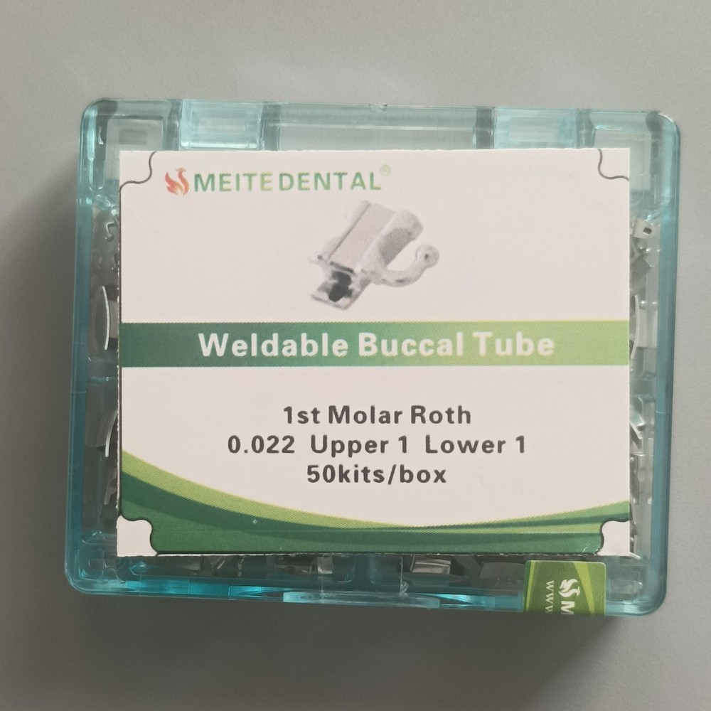 50Sets Dental Orthodontic Weldable Buccal Tubes 1st Tube Roth MBT 022 No-Con