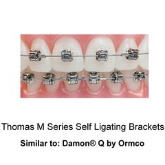 Dental Damon Q Brackets Orthodontic Self-ligating Metal Roth MBT 022 345 Ormco