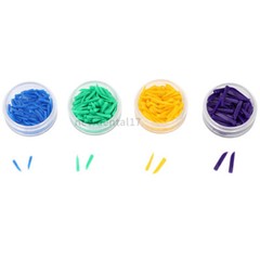 100Pc New Dental Disposable Plastic Wedges Interdental Composite Contoured 4 Siz