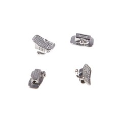 Dental Orthodontic Passive Self Ligating Brackets Roth 022 Hooks 345 Mesh Base