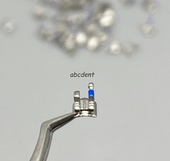 100Pcs Dental Orthodontic Metal Brackets Mesh Base Mini Roth Slot 022 345 hooks