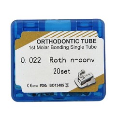80pc Orthodontic Buccal Tube 1st 2nd Molar Dental Tubos Ortodoncia MBT Roth 022