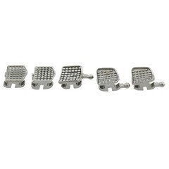 Dental Orthodontic Mini Brackets Braces Metal MIM MBT Roth 018 022 345 Hooks US